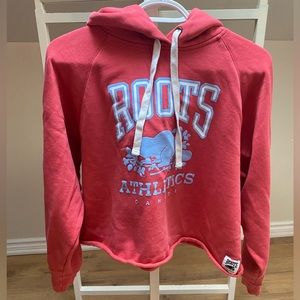 Roots cropped hooded sweater
